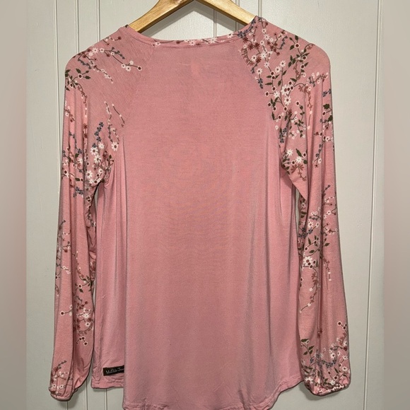 Matilda Jane Pink Dose of Floral Long Sleeve Top - Picture 4 of 8
